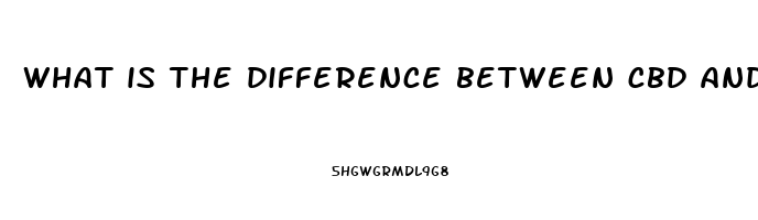 what is the difference between cbd and hemp gummies