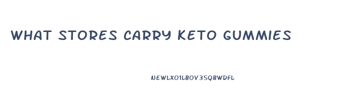 what stores carry keto gummies