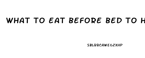 what to eat before bed to help sleep