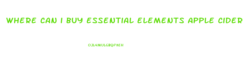 where can i buy essential elements apple cider vinegar gummies