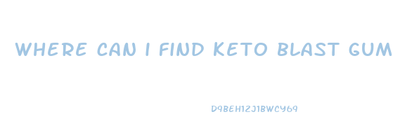 where can i find keto blast gummies
