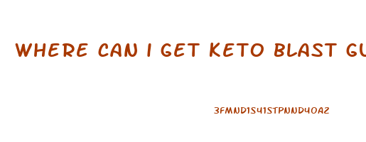 where can i get keto blast gummies