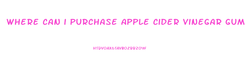 where can i purchase apple cider vinegar gummies