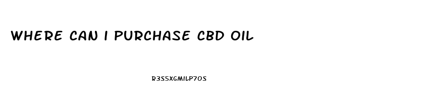 where can i purchase cbd oil