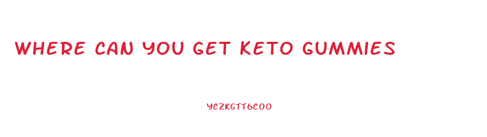 where can you get keto gummies