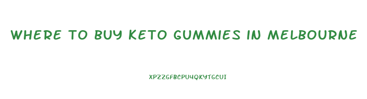 where to buy keto gummies in melbourne