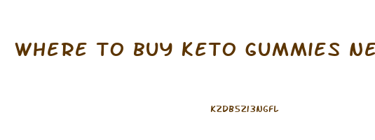 where to buy keto gummies near me