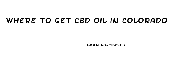 where to get cbd oil in colorado