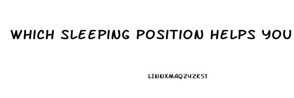 which sleeping position helps you lose weight