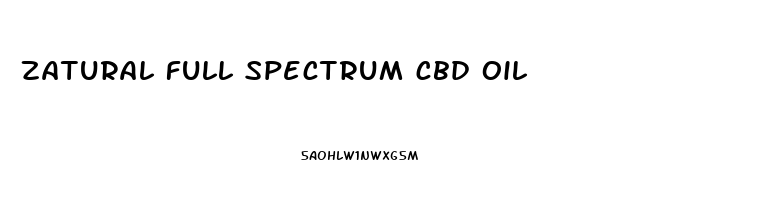 zatural full spectrum cbd oil