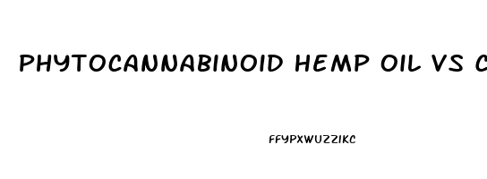 Phytocannabinoid Hemp Oil Vs Cbd