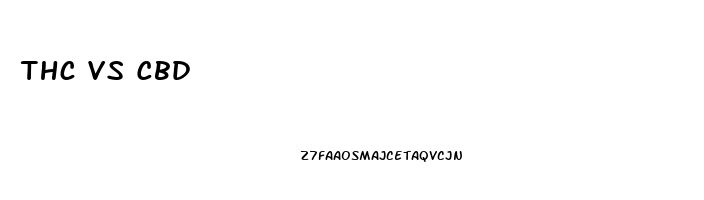 Thc Vs Cbd