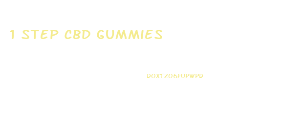 1 Step Cbd Gummies