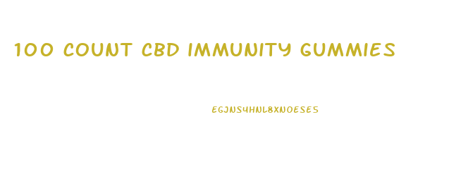 100 count cbd immunity gummies