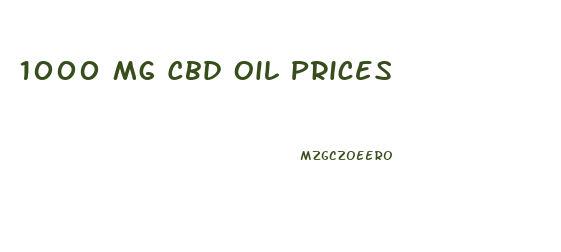 1000 Mg Cbd Oil Prices