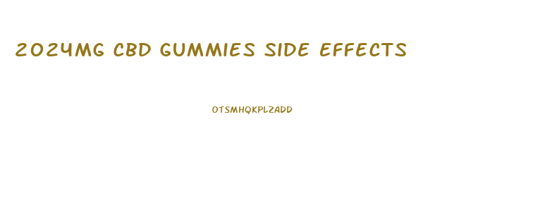 2024mg Cbd Gummies Side Effects