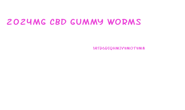 2024mg Cbd Gummy Worms