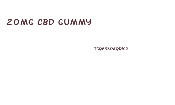 20mg Cbd Gummy
