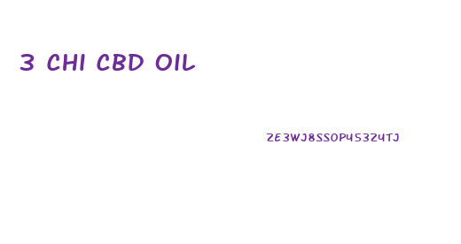 3 Chi Cbd Oil