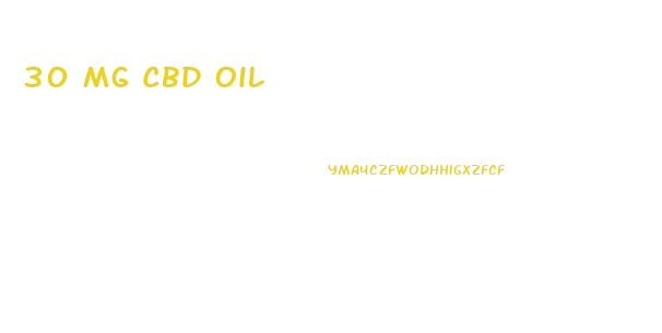 30 Mg Cbd Oil