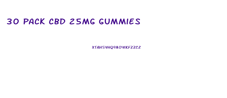 30 Pack Cbd 25mg Gummies