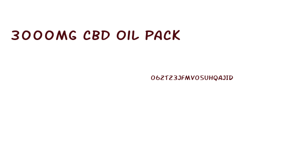 3000mg Cbd Oil Pack