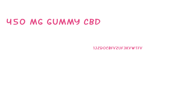 450 Mg Gummy Cbd
