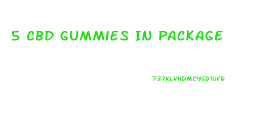 5 Cbd Gummies In Package