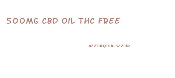 500mg Cbd Oil Thc Free