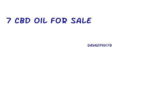 7 Cbd Oil For Sale