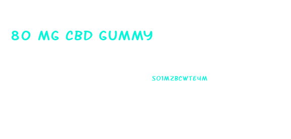 80 Mg Cbd Gummy