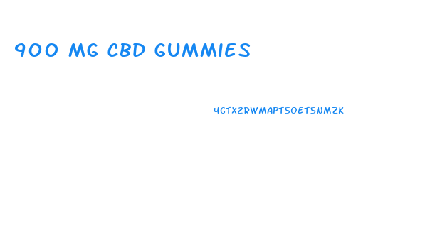 900 Mg Cbd Gummies