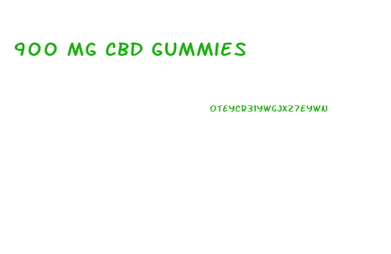 900 Mg Cbd Gummies