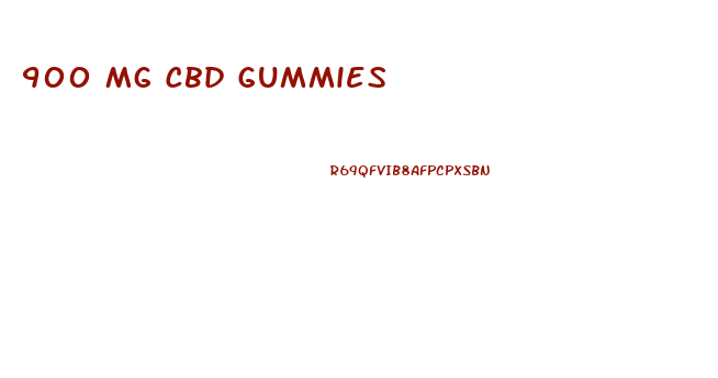 900 Mg Cbd Gummies