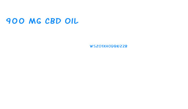 900 Mg Cbd Oil