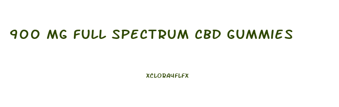 900 Mg Full Spectrum Cbd Gummies