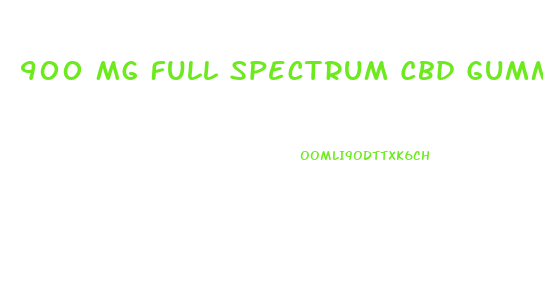 900 Mg Full Spectrum Cbd Gummies