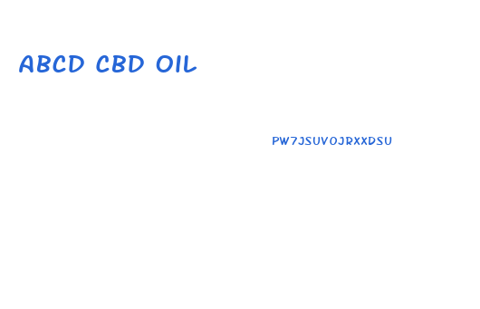 Abcd Cbd Oil