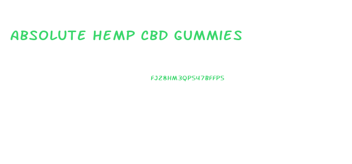 Absolute Hemp Cbd Gummies