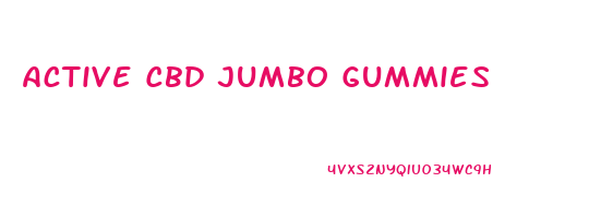 Active Cbd Jumbo Gummies
