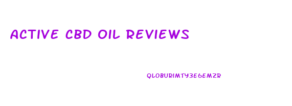 Active Cbd Oil Reviews