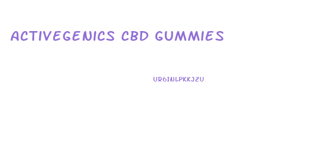 Activegenics Cbd Gummies