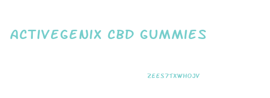Activegenix Cbd Gummies