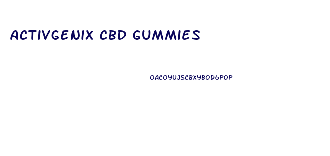 Activgenix Cbd Gummies