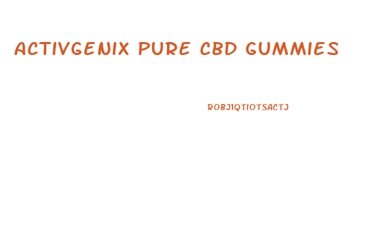 Activgenix Pure Cbd Gummies