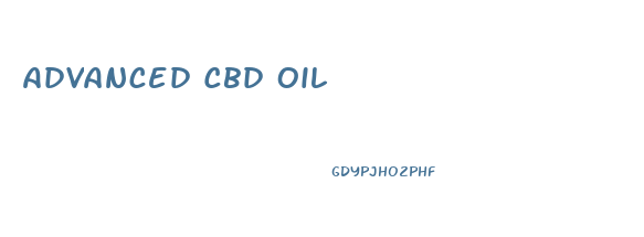 Advanced Cbd Oil