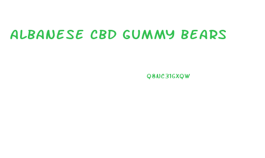 Albanese Cbd Gummy Bears