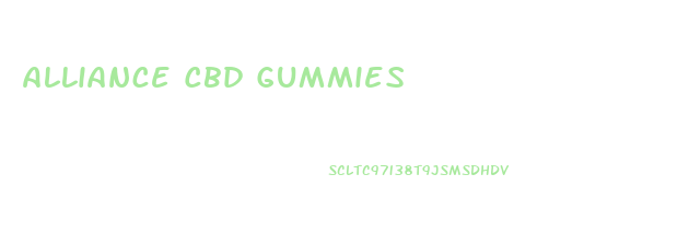 Alliance Cbd Gummies