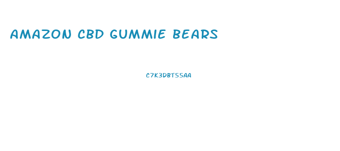 Amazon Cbd Gummie Bears