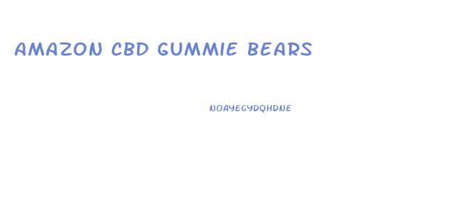 Amazon Cbd Gummie Bears